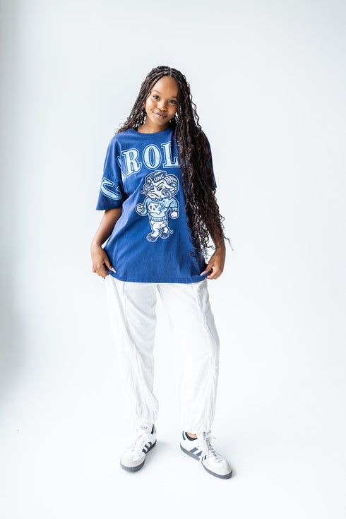 UNC Southern Split Oversized Band Tee